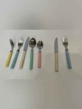 ANNOVA PASTEL STAINLESS FLATWARE